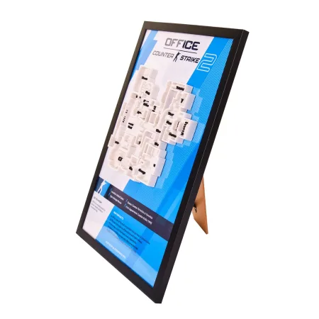 Office Map 3D Plaque Replica Prop From Counter Strike 2 By Blasters4Masters 1