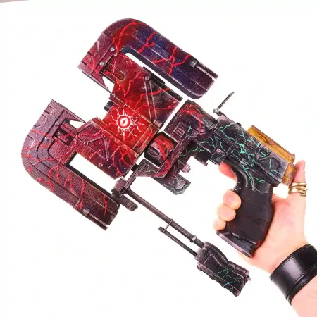 Plasma Cutter — Bloodshot Glitched Edition Dead Space Blasters4masters Prop Replica 11