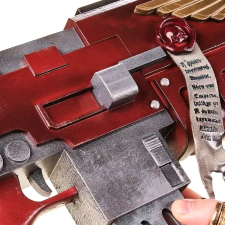 Black Templars Outriders Brother Valtus Red Bolter 7 Black Templars Outriders Brother Valtus Red Bolter Replica Prop From Warhammer 40K By Blasters4Masters 5