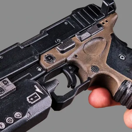 Smart Pistol MK6 - Titanfall 2 - PREMIUM EDITION 5 Smart Pistol MK6 Premium Edition Replica Prop From Titanfall 2 By Blasters4Masters 3