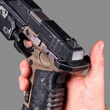 Smart Pistol MK6 - Titanfall 2 - PREMIUM EDITION 6 Smart Pistol MK6 Premium Edition Replica Prop From Titanfall 2 By Blasters4Masters 4