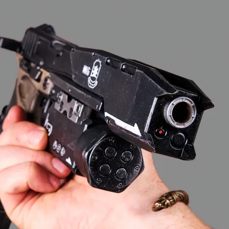 Smart Pistol MK6 - Titanfall 2 - PREMIUM EDITION 10 Smart Pistol MK6 Premium Edition Replica Prop From Titanfall 2 By Blasters4Masters 8