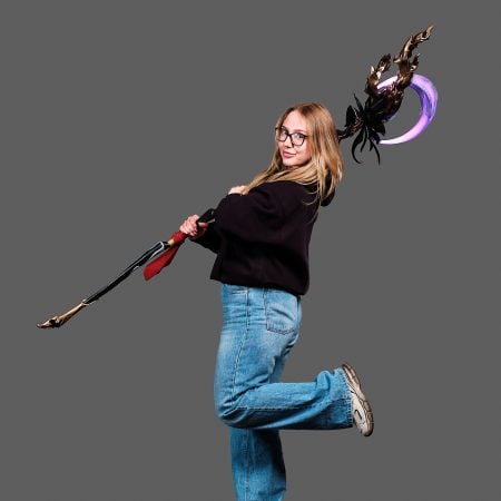 Tsukuyomis Moonlit Cane Replica Prop From Final Fantasy By Blasters4Masters