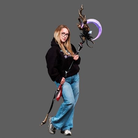 Tsukuyomis Moonlit Cane Replica Prop From Final Fantasy By Blasters4Masters 3