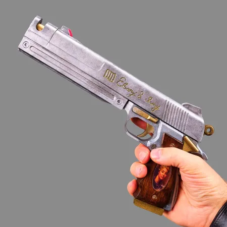 Ebony and Ivory Pistols - Devil May Cry - PREMIUM EDITION 13 Ebony Ivory PREMIUM Replica Prop From Devil May Cry By Blasters4Masters 12