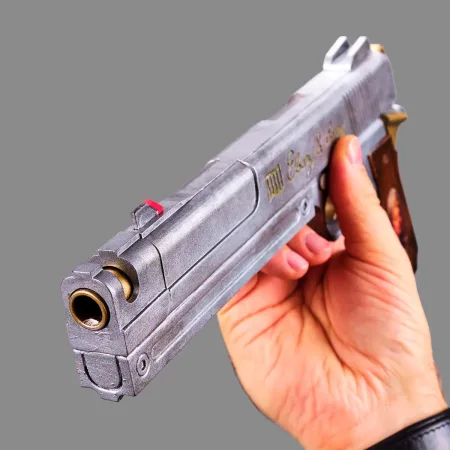 Ebony and Ivory Pistols - Devil May Cry - PREMIUM EDITION 22 Ebony Ivory PREMIUM Replica Prop From Devil May Cry By Blasters4Masters 21