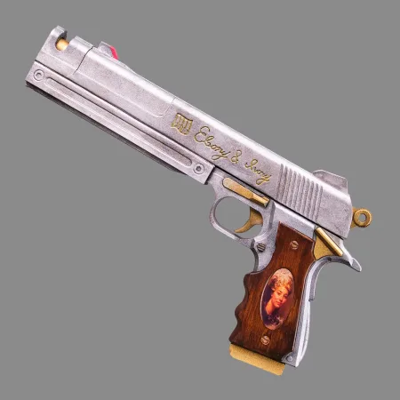 Ebony and Ivory Pistols - Devil May Cry - PREMIUM EDITION 27 Ebony Ivory PREMIUM Replica Prop From Devil May Cry By Blasters4Masters 22