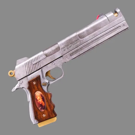 Ebony and Ivory Pistols - Devil May Cry - PREMIUM EDITION 28 Ebony Ivory PREMIUM Replica Prop From Devil May Cry By Blasters4Masters 23