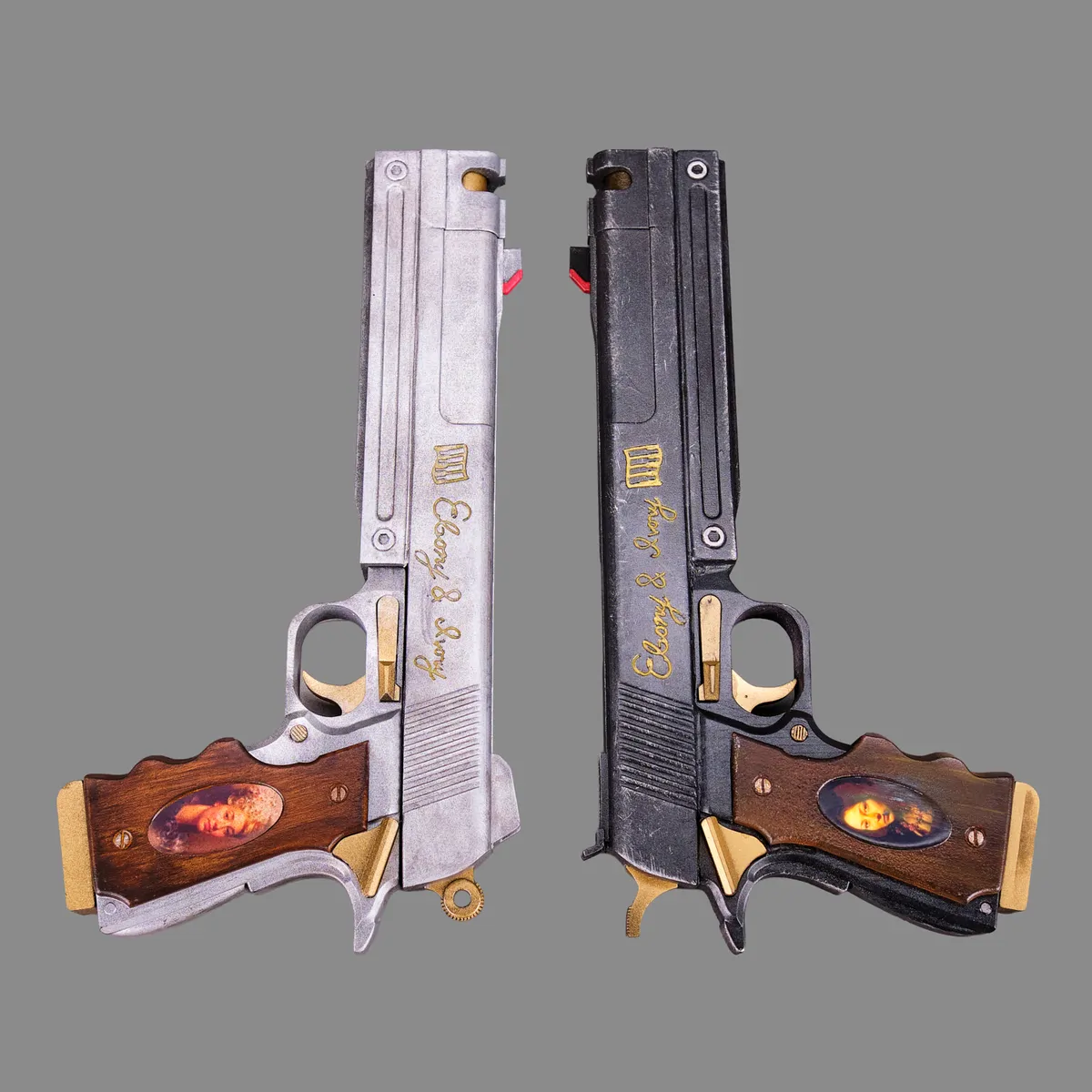 Ebony & Ivory PREMIUM replica prop from Devil May Cry by Blasters4Masters_26 Ebony Ivory PREMIUM Replica Prop From Devil May Cry By Blasters4Masters 26