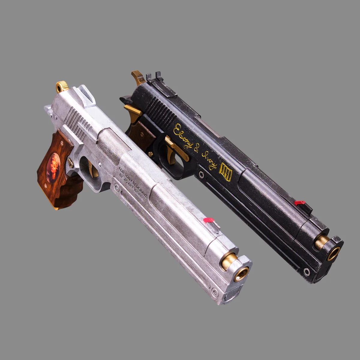 Ebony & Ivory PREMIUM replica prop from Devil May Cry by Blasters4Masters_27 Ebony Ivory PREMIUM Replica Prop From Devil May Cry By Blasters4Masters 27