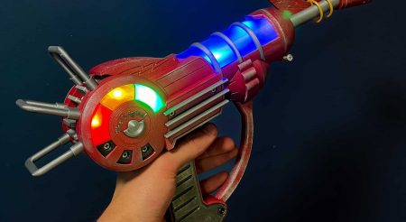 Ray Gun Replica with LED Lights Inspired by Call of Duty Zombies